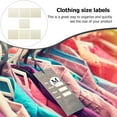 thumbnail image 3 of UPGRATOR 7Packs Clothing Size Stickers Golden Round Label Self Adhesive for Efficient Labeling, 3 of 6