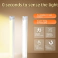 thumbnail image 1 of Barra de luz de inducción del cuerpo humano LED, luz de succión magnética, luz de gabinete, armario, armario de vinos, zapatero, tira de luz nocturna de inducción usb con carga, 1 of 1