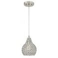 thumbnail image 3 of Westinghouse Kelcie Mini Pendant Brushed Nickel Finish Crystal Jewel Shade, 3 of 4