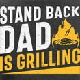 thumbnail image 3 of CafePress - Stand Back Dad Is Grilling Long Sleeve T Shirt - Women's Long Sleeve Graphic Tee Casual Fit, 3 of 4