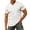 White, variant on Men V Neck Short Sleeve T Shirt with Chest Pocket Casual Fit Basic Tee Soft Comfortable Fabric Top Orange S