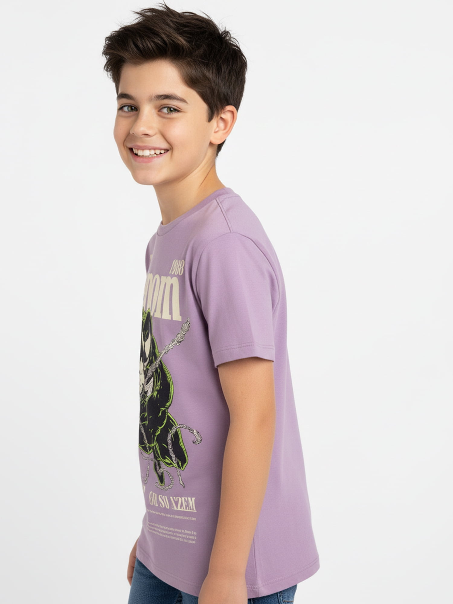 Venom, Boys' & Big Boys' Graphic T-Shirt, Magazine Cover, Sizes 4-18