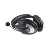 iMicro IM750BM - Headset - on-ear - wired - black, silver