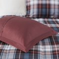 thumbnail image 4 of Ensemble Mini Couette en Microfibre Imprimée Polyester Madison Park Essentials - Rouge/bleu, 4 of 10