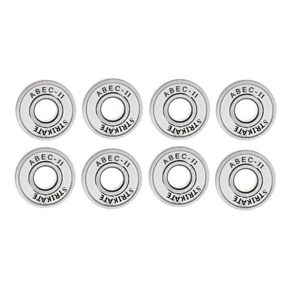 8x rodamientos de bolas para monopatín Abec 11 / rodamientos de 608 RS rodamientos de bolas para patines de longboard - Blanco Sunnimix  Rodamientos de skateboard 608RS