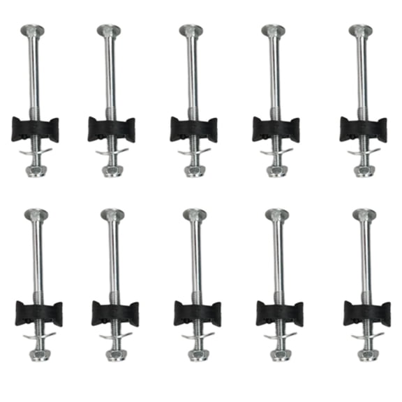 Tornillo de trampolín 10 piezas de Fijación para cama elástica Sunnimix
