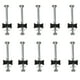 thumbnail image 1 of Tornillo de trampolín 10 piezas de Fijación para cama elástica Sunnimix, 1 of 8