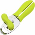 thumbnail image 1 of Abrelatas manuales, abrelatas de seguridad 4 en 1, borde liso con mango antideslizante y perilla giratoria ergonómica - Verde, 1 of 5