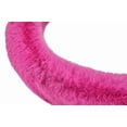 thumbnail image 5 of Emerald Universal 14.6"-15.4" Plush Steering Wheel Cover, Soft Faux Fur - Purple, 5 of 7