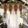 thumbnail image 6 of hulanddfd Halloween Fake Hanging Plants, Faux Orange Vines Hanging Plant 29.9in Plastic Plants for Wall Home Living Room Indoor Outdoor Fall Decor, 6 of 9