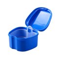 thumbnail image 1 of Denture Case, Denture Bath Box Case Dental Orthodontic Retainer, False Teeth Storage Case Box with Strainer, 1 of 7