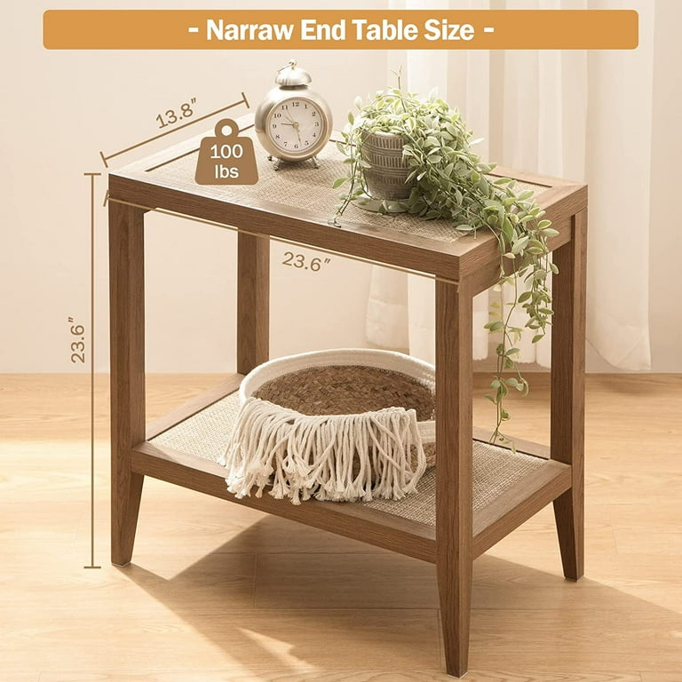Farmhouse narrow online end table