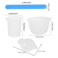 thumbnail image 3 of Miangastore DIY Resin Epoxy Accessory Silicone White 1 Set 8.3X5.3X5.7in, 3 of 8