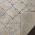 thumbnail image 4 of SAFAVIEH Brentwood Celandine Geometric Runner Rug, 2' x 18', Light Grey/Blue, 4 of 5