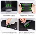 thumbnail image 7 of Adjustable Waist Trainer Wrap for Women 2PCS, 180in Total Length Breathable Stretch Fabric, Tummy Control, Back Support, Body Shaping Belt for Workout, Daily Wear, Posture Correction (Black), 7 of 7