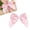 Light Pink, variant on 2.5 Inch Polyester Waist Bow, Decorative Tape Bow for Gift Wrapping and Craft Projects, 1PC (Light Pink)