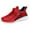 Red, variant on Otqutp Kids Boys Athletic Shoes Lace-Up Non-Slip Lightweight Sneaker Y2K Streetwear Running Hiking Tennis Sports Shoes