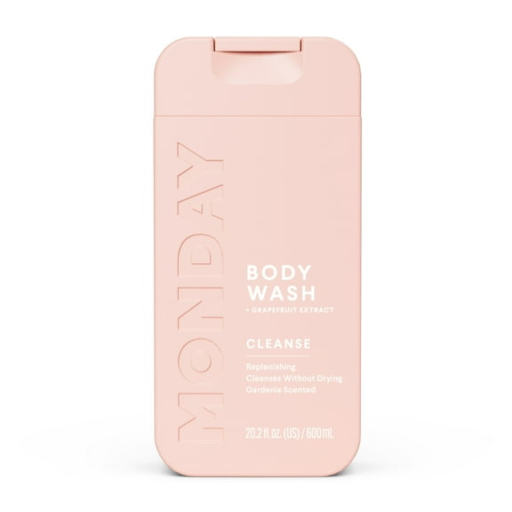 MONDAY Haircare CLEANSE Body Wash with Grapefruit Extract, Hyaluronic Acid, Shea Butter, Coconut Oil for Normal to Oily/Combination Skin 600 mL