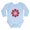 Sky Blue, variant on CafePress - Peace Flower Affection Long Sleeve Infant Bodysu - Long Sleeve Cotton Baby Bodysuit