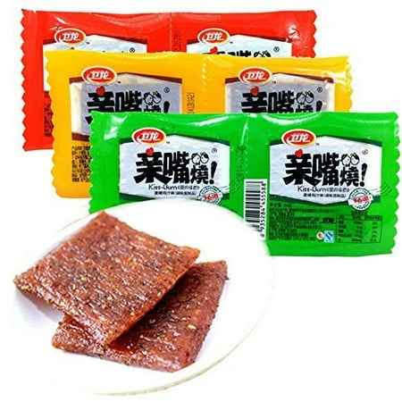 Weilong Latiao Chinese Special Snack Food: Wei Long Series Spicy Gluten (400g (Best Vegetarian Snack Foods)