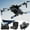 Black, variant on Coolest 14 Year Old Boy Gifts, FPV Drone with Esc Camera Brushless Motor Drones.4G Quadcopter with LED Light Night Vision Pan Tilt Shockabsorber Altitude Hold Obstacle Avoidance, Black, One Size