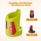 thumbnail image 4 of Power Reemplazo de Fuente para Cargador de Batería de 12V Mil*wau*kee 48-59-1201 49-24-231 Adaptador de Suministro Portátil Power con Puerto USB de 2.1A, 4 of 7