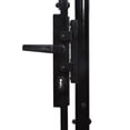 thumbnail image 3 of vidaXL Fence Gate Single Door with Spike Top Steel 3.3'x4.9' Black, 3 of 6