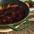 thumbnail image 2 of Staub Cast Iron 4.5-qt Perfect Pan - Basil, 2 of 6