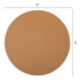 thumbnail image 6 of Unique Bargains 6Pcs Rustic Round Woven Dining Placemats Dark Brown 15x15inch, 6 of 6