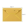 thumbnail image 2 of Unique Bargains V Flap Invitation Envelopes, Wedding, Golden, 10 Pack, 2 of 5