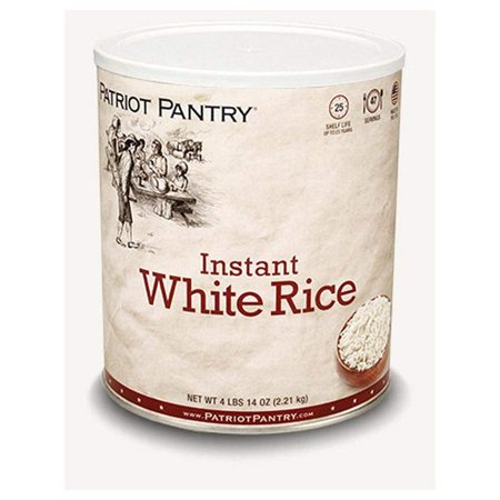 bulk rice instant storage patriot servings pantry emergency shelf supply