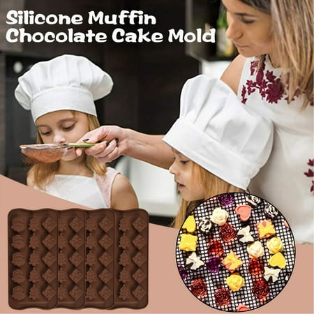 

Openpig Chocolate Molds - Non-Stick Chocolate Candy Molds Food Grade Silicone Chocolate Bar Mold for Baking Candy Chocolate Snacks DIY Homemade