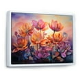 thumbnail image 2 of Designart "Sunset Glow Among Tulips I" Tulips Floater Framed Canvas Prints, 2 of 5