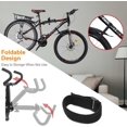 thumbnail image 4 of Cyfie Bike Rack Wall Mount, Horizontal Garage Storage Bike Rack Hanger, Indoor Bicycle Holder Hook for Hanging Mountain Road Hybrid Bikes in Apartment Home, 4 of 8