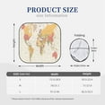 thumbnail image 3 of Daiia Vintage World Map1 2PCS Car Windshield Sun Shade, Foldable Sun Shield for Car Front Window, Auto Sun Blocker Visor Protector Universal for Truck SUV Pickup-Small, 3 of 7