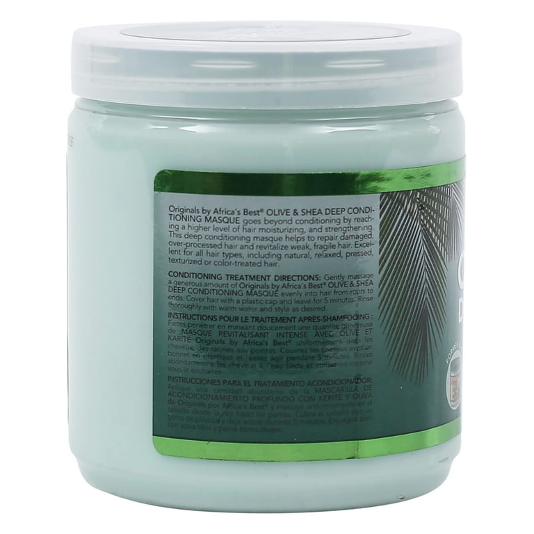 AFRICA'S BEST Originals Olive & Shea Deep Conditioner Masque (15oz) AFRICA'S BEST Originals Olive & Shea Deep Conditioner Masque (15oz)