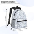 thumbnail image 4 of Lsque Fitness Guru Classic Casual Backpack - Large Capacity Water-Resistant Backpack for School, Work, Travel, and Outdoor Activities, 4 of 8