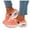 Orange, variant on Slip on Sneaker Open Back Shoes Comfort Walking Shoes Breathable Slippers Closed Toe Slides