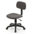 thumbnail image 2 of Benjara Gyna 20 Inch Swivel Office Computer Chair, Armless, Ergonomic Design, Gray, 2 of 5