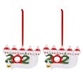 thumbnail image 2 of Adorno navideño, 2 uds., decoración colgante personalizada para miembros de la familia, colgante para árbol de Navidad, características líderes de clase, 2 of 8