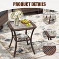 thumbnail image 6 of UDPATIO Patio Furniture Set, 9 Pieces Outdoor Furniture Sets with Rocking Swivel Chairs, Wicker Rattan Outdoor Conversation Set with Storage Table and Waterproof Covers for Backyard, Deck, Porch, 6 of 7