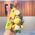thumbnail image 5 of Llavero con forma de muñeco Kawaii de Super Mario Bros, figuras de anime de dinosaurio verde Yoshi, juguetes de dibujos animados, mochilas escolares, colgantes, regalos para estudiantes y niños, 5 of 5