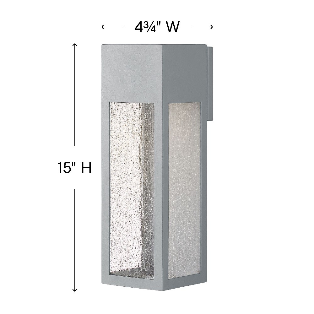 Hinkley Lighting - One Light Wall Mount - Rook - 6.5W 1 LED Large Outdoor Wall - image 4 of 4