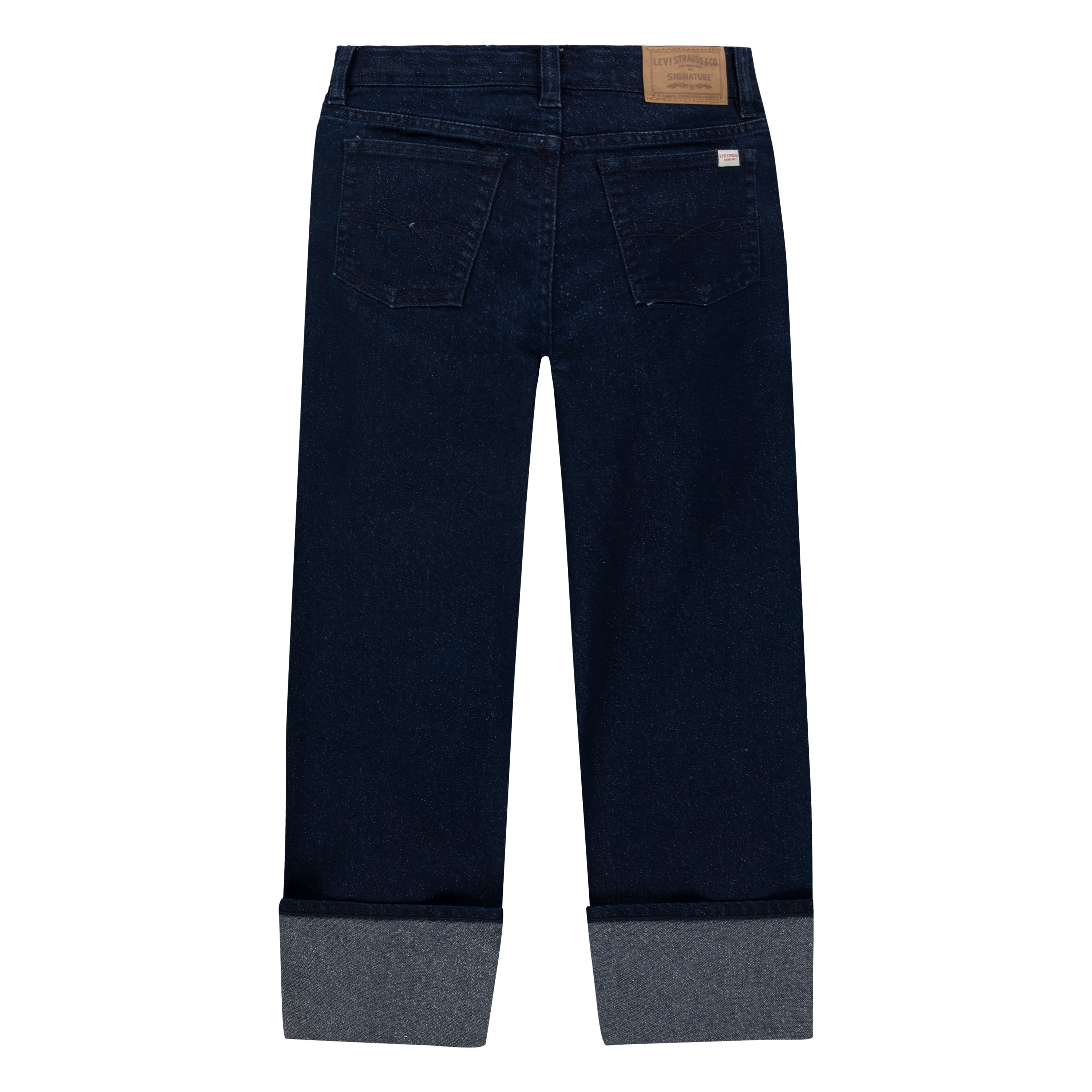Levi's Girls’ Lurex Wide Leg Jeans with Cuffs, Sizes 5-18
