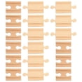 thumbnail image 3 of 18pcs Wooden Train Railway Tracks Expansion Track Supplies Children's Railway Toys Toy Train Tracks, 3 of 4