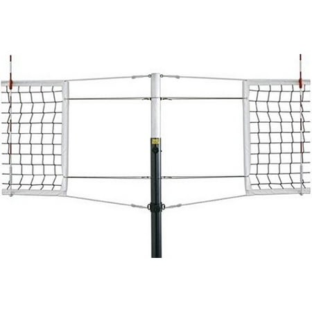 First Team Frontier Express-SBS Steel Competition Steel Volleyball System with Sockets44; Columbia