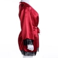 thumbnail image 4 of Robe de Nuit Kimono pour Femme en Satin de Soie, 4 of 6
