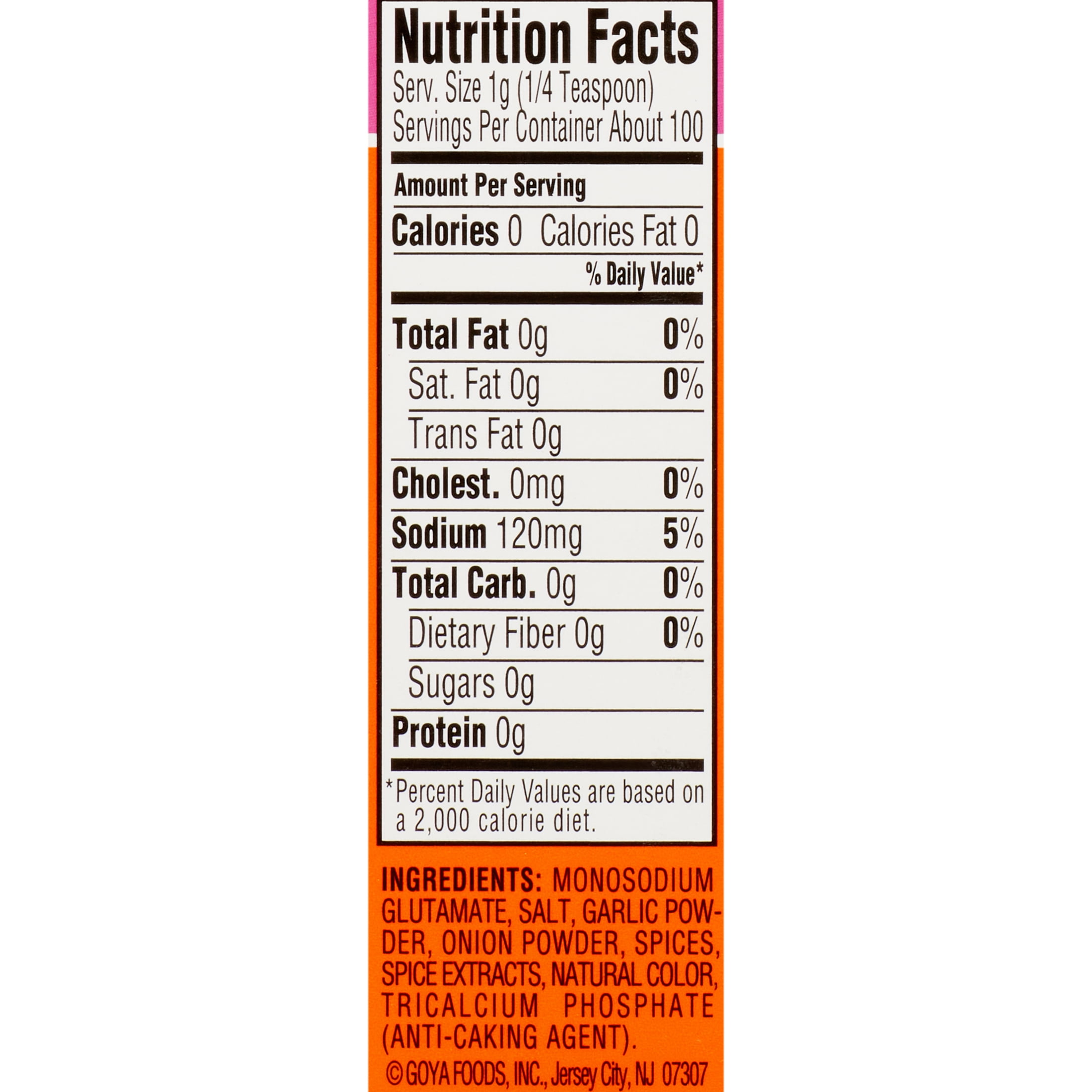 (3 pack) Goya Sazon Seasoning Without Annatto, 3.52 oz