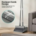 thumbnail image 3 of [ 3-in-1 Or 4-in-1 Foldable Space Saving ]Broom And Dustpan Set Multifunctional Upgraded Version, 3 of 5