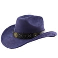 thumbnail image 3 of Western Frontier Headwear for Outdoor Adventures Curved Brim Cowboy Hat Travel Riding Country Style Craftsmanship, 3 of 3